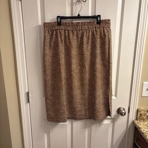 J. Crew Brown Pencil Skirt